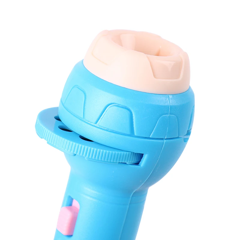 2024 Cartoon Torch Lamp Toy Flashlight Projector Baby Sleeping Story Book  Kids Educational Toy Parent-child companionship time