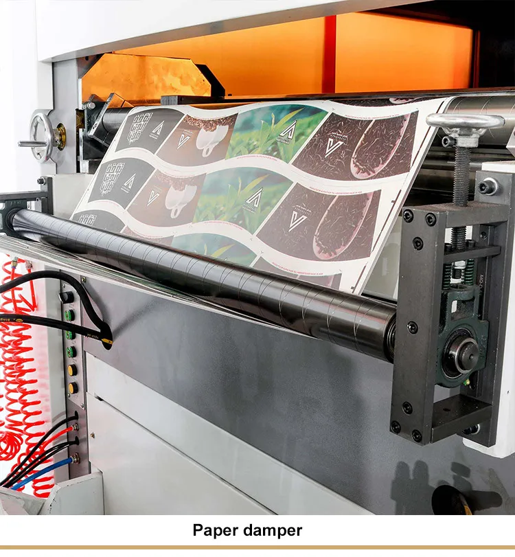 roll paper embossing stripping die cutting machine with low price