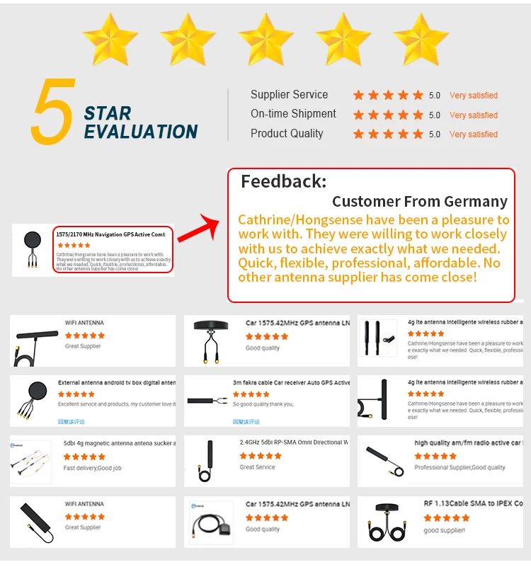 1575.42MHz 28dbi Adhesive Car GPS Antenna RTK Housing GPS GNSS Module Active Antenna