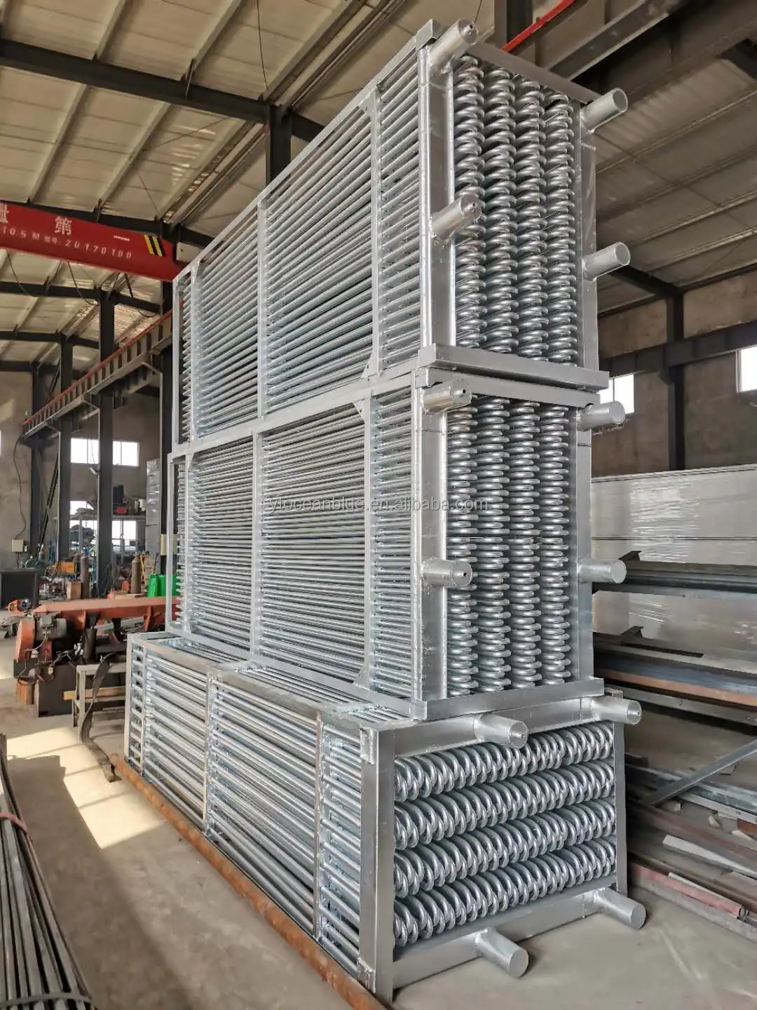 Hotdip galvanized  condendser coil cooling tower coil heat exchange coil China manufacturer