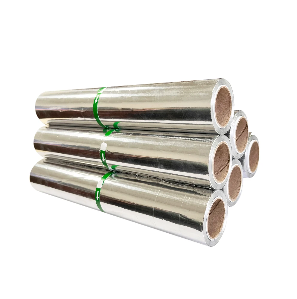 Bbq Aluminium Foil Roll For Kitchen Use Household  Food Metal Packaging Paper Aluminium Foil