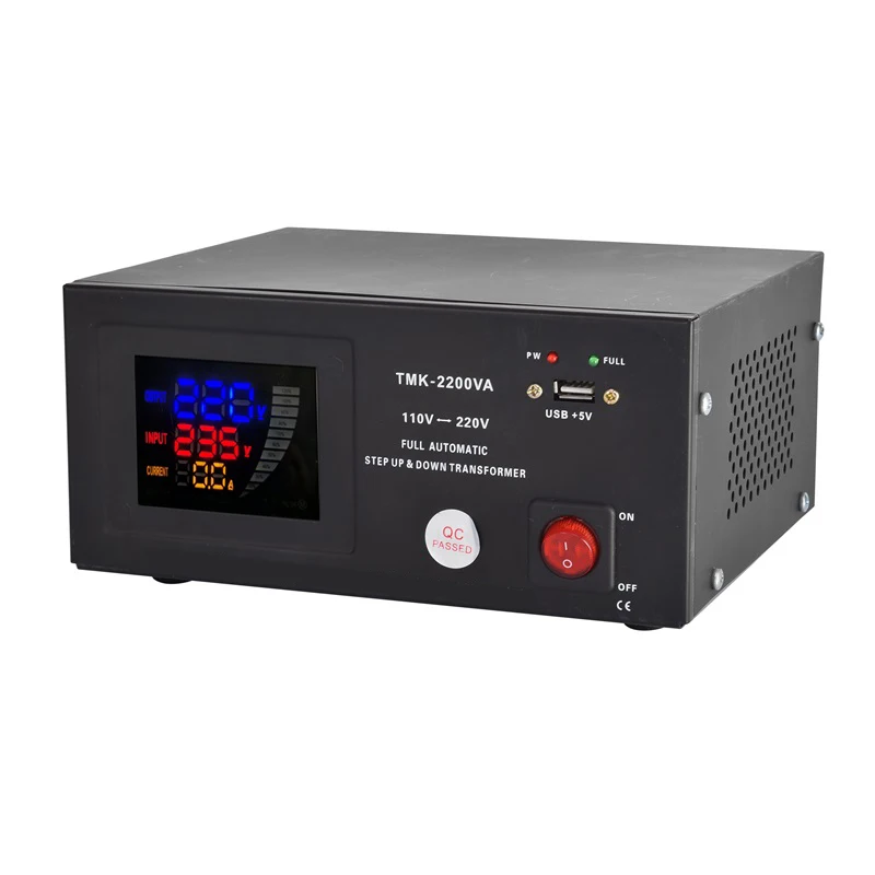 Ultrathin CPU Control Home Use Automatic Relay Type AC whole house Voltage Stabilizer Regulator