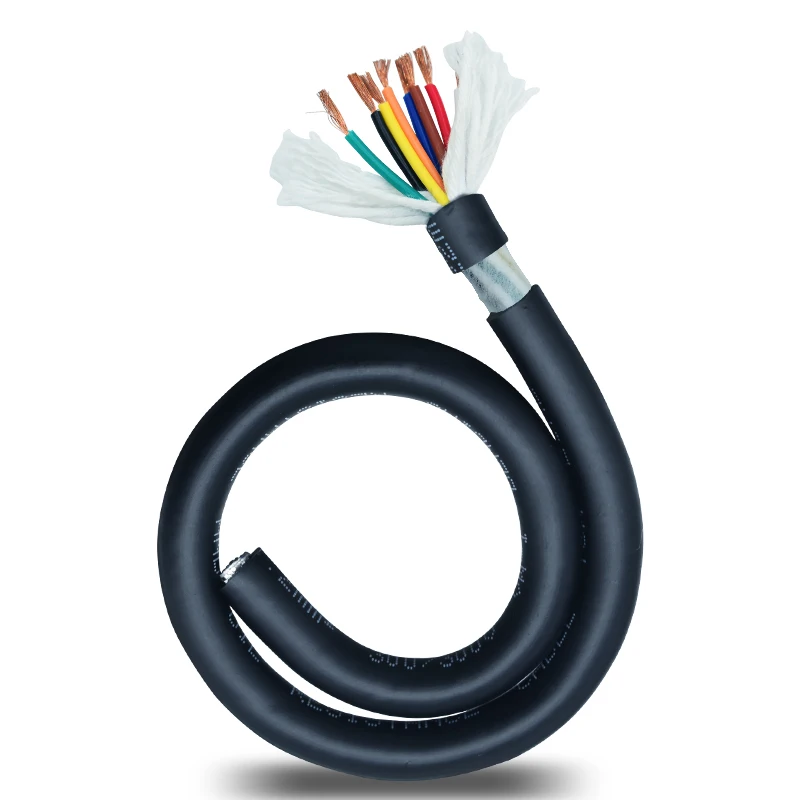 plastic 4*0.2mm2 sensor actuator pur sheath 4*22 AWG high flexible drag chain towline cable 100M