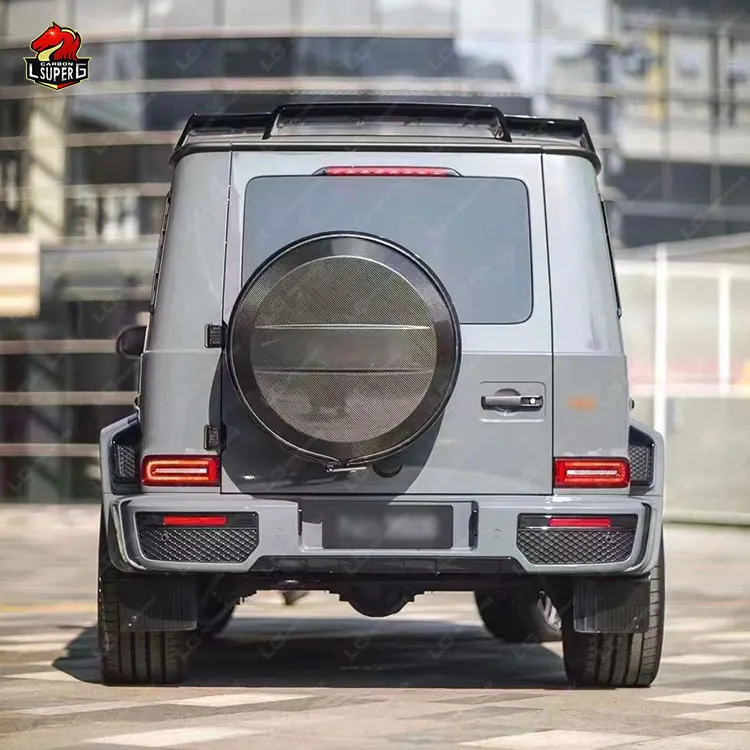 Factory price B style carbon fiber roof spoiler for Mercedes Benz G class W463 W464 High quality carbon fiber