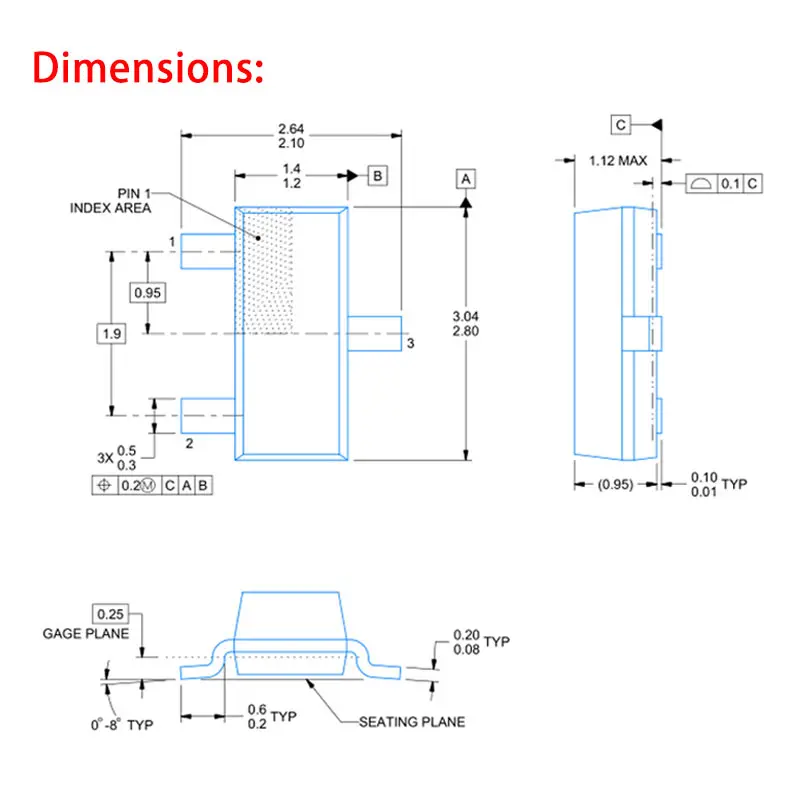 SMD Voltage Regulator IC Transistor SOT-23 36V TL432 432 TL431 431 Electronic Components Triode