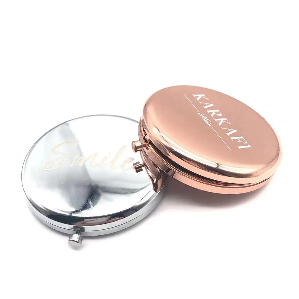 Magnifying Pocket Mirror -Daai Pocket Small Travel Hand Mirror Double Sided 1x/10x Magnification Handheld Portable Mirror
