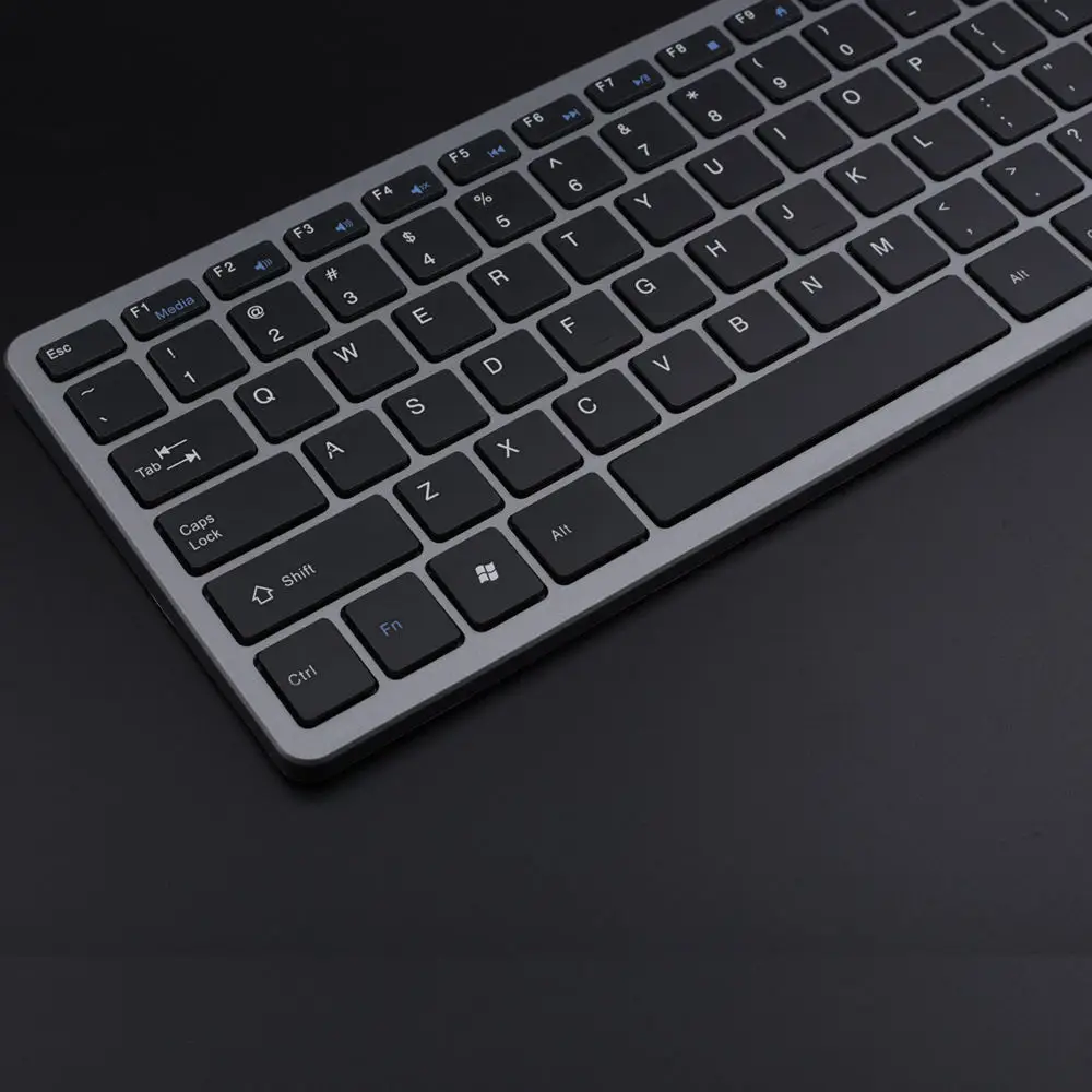 Ultra Slim Type C Port Rechargeable Dual-Mode Wireless Keyboard and Mouse Combo 2.4G+BT3.0+bt5.2 Wireless Keyboard Mouse Set