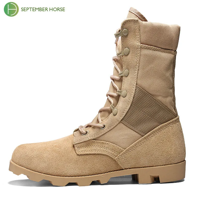 Suede leather light outdoor Desert boots boots tactical boots
