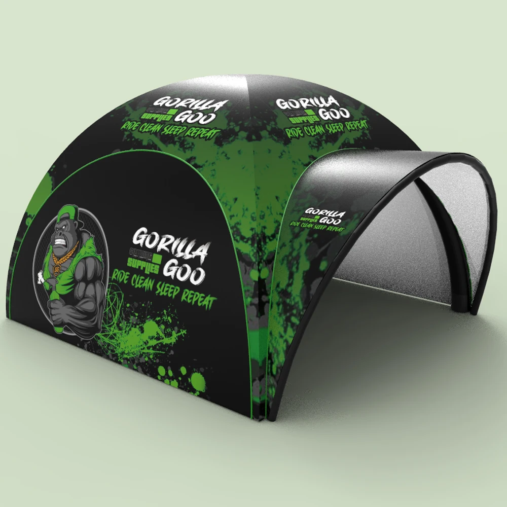 portable 3m, 4m, 5m, 6m car shade umbrella tent custom branding inflate canopy easy set up advertising pop up tents for event
