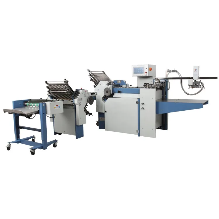 
009 480TS-6K+6K Economic Automatic Paper folding Machine Manufacturer Make Booklet Automatic Fold Paper Folding Machine 