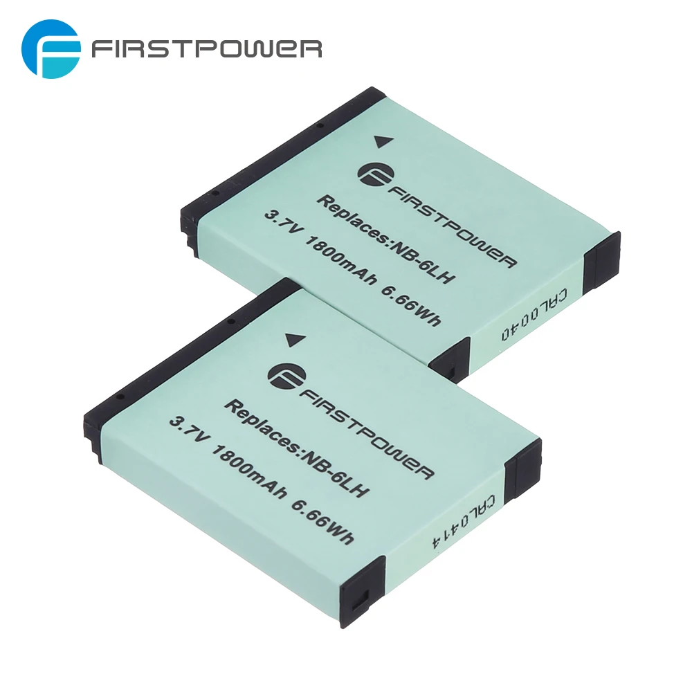 Factory Custom 3.7v 1800mAh Rechargeable Digital Camera Battery Pack NB-6LH Replacement Camera Batteries
