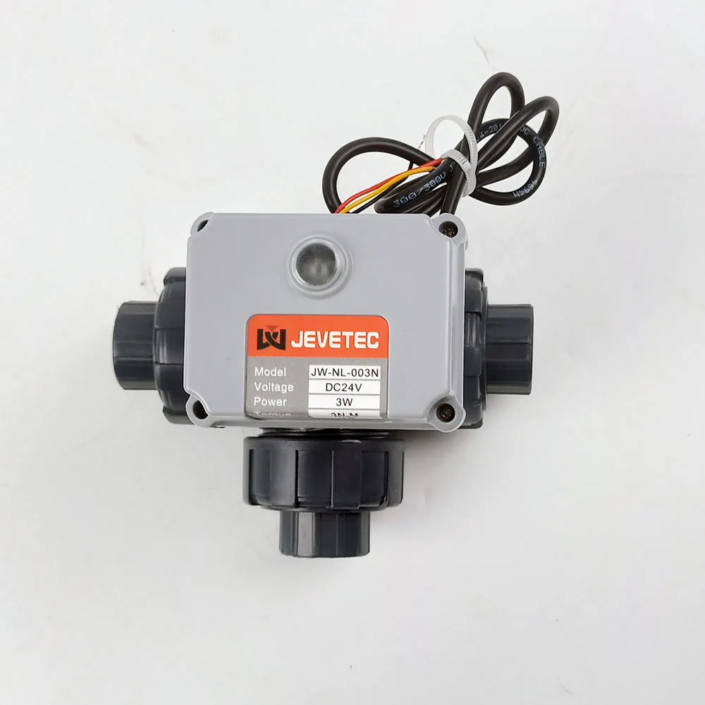 UPVC  Electric Actuator 3 way motorized ball water valve ANSI/DIN/NPT/BSPT