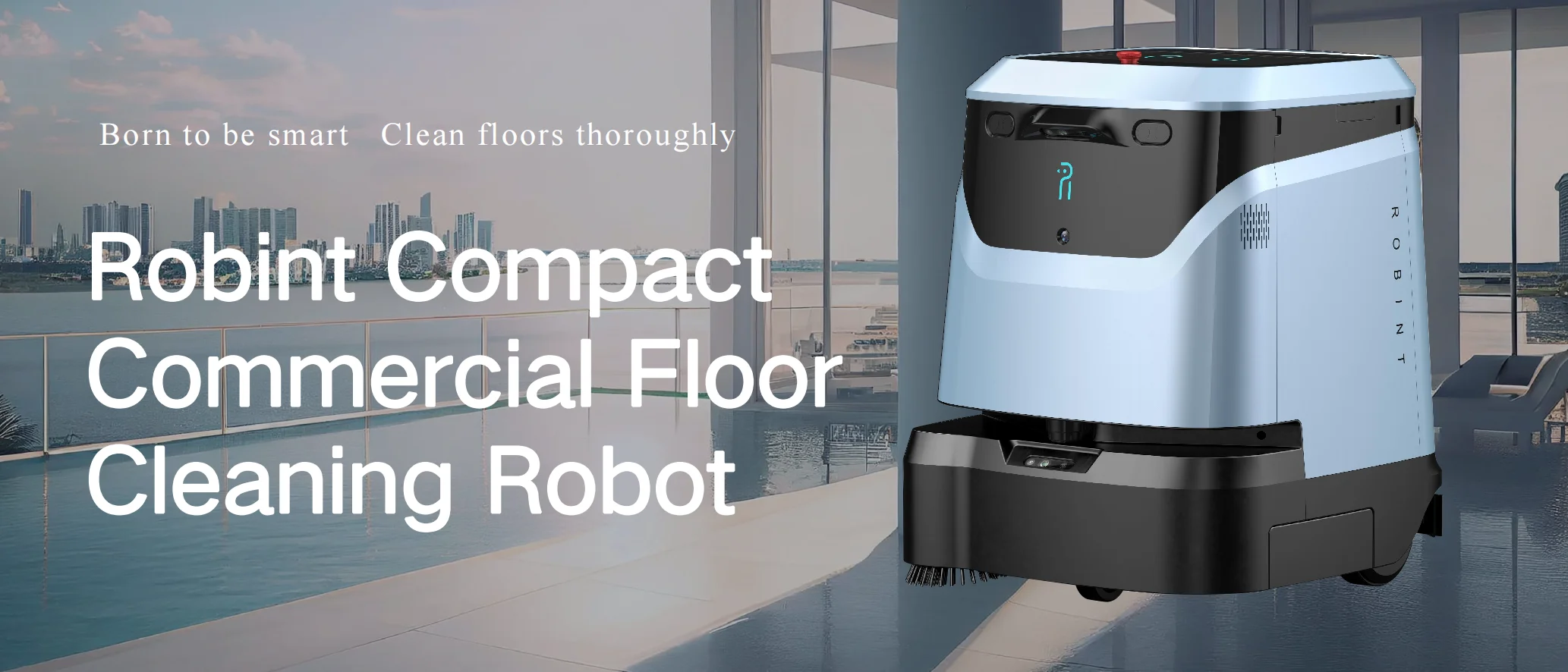 Sonix 2024 New Arrival  Autonomous Navigation Service Robot Mopping Robot Floor Cleaning Intelligent Commercial Cleaning Robot