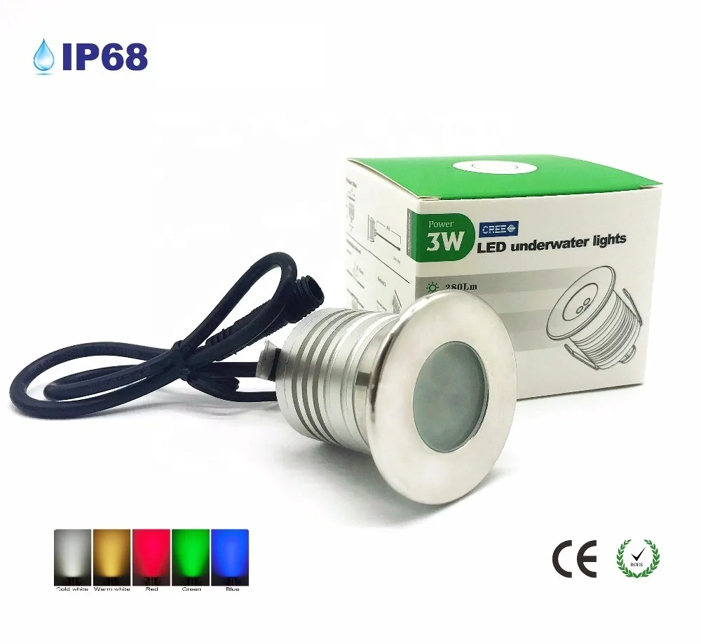 
underwater DC12V 24V IP68 LED pool light 