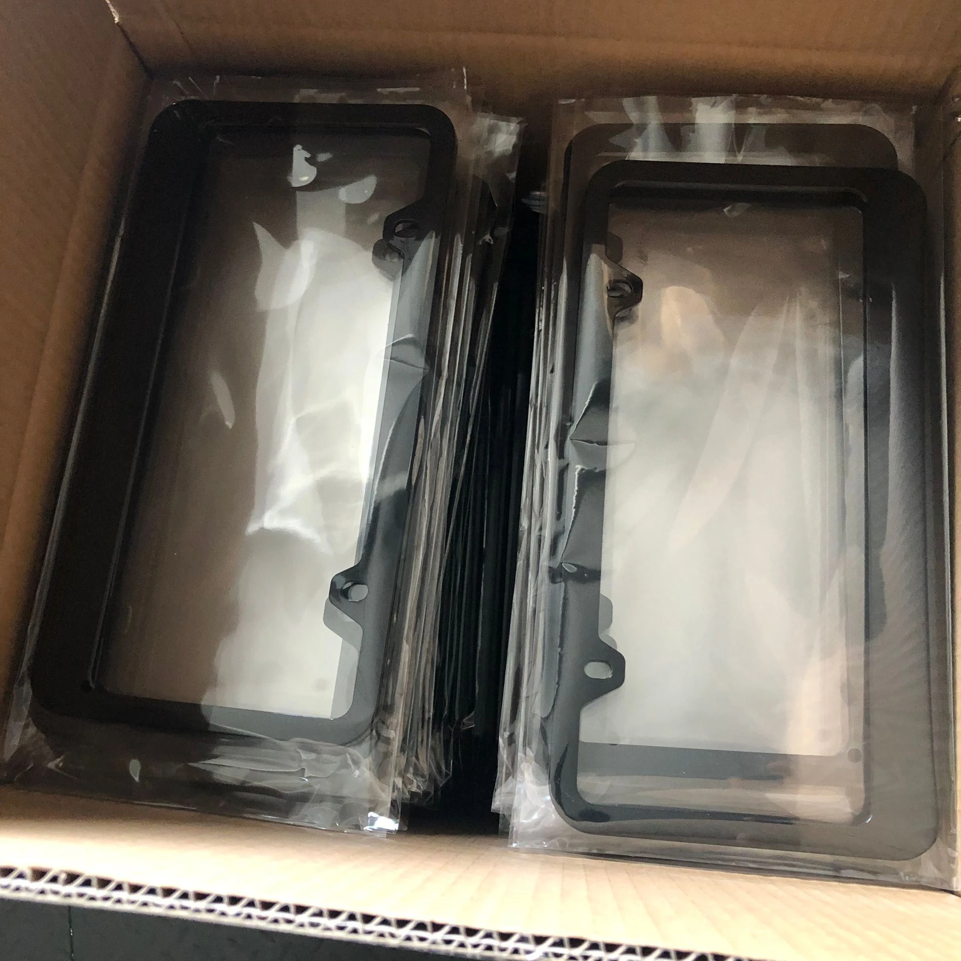 top quality wholesale plastic license plate frame