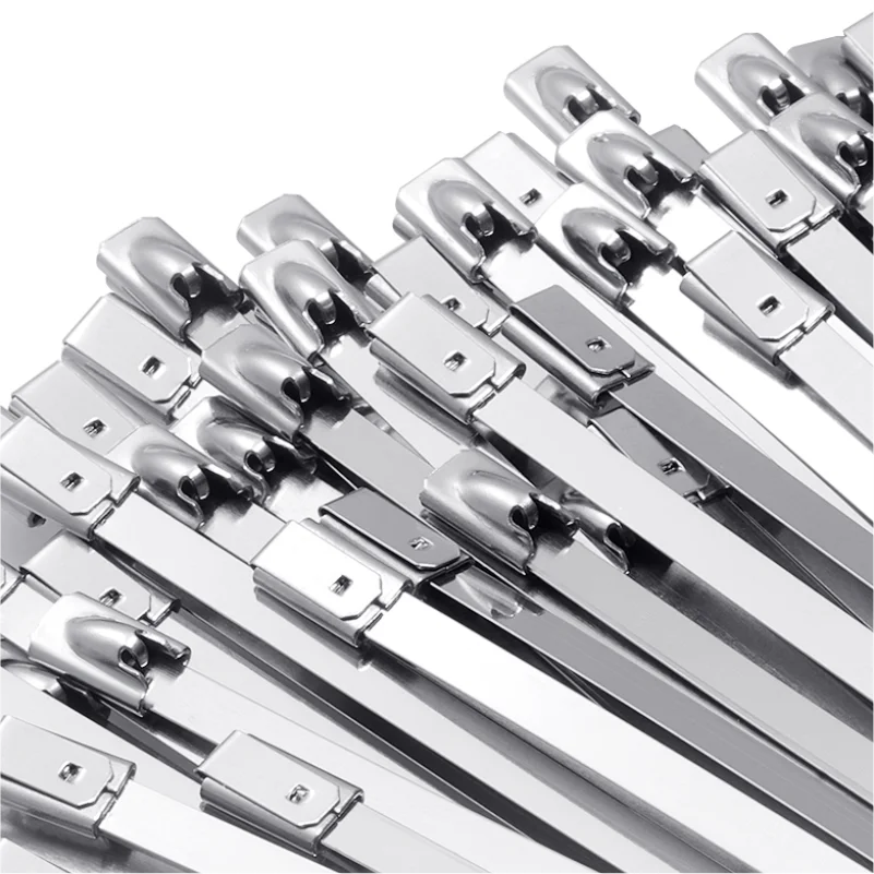 Ss Cable Tie Metal Tooth Cable Wire Zip Tie