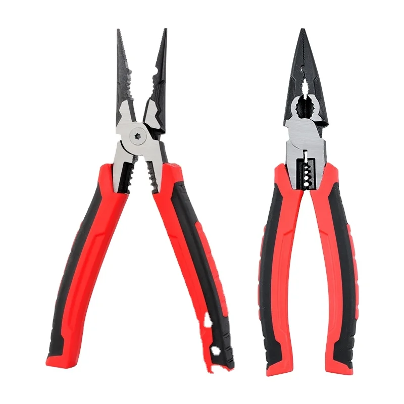 Wholesale Price Cutting Plier Tool Stripper Crimping Pliers Hand Tools Electrician Multifunctional Insulation Long Nose Pliers