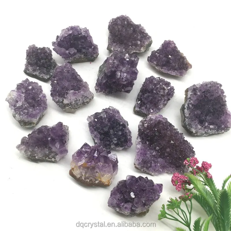 Factory Price Bulk Natural Crystal Raw Amethyst Cluster Purple Rough Crystal Amethyst Geode Cluster for decoration