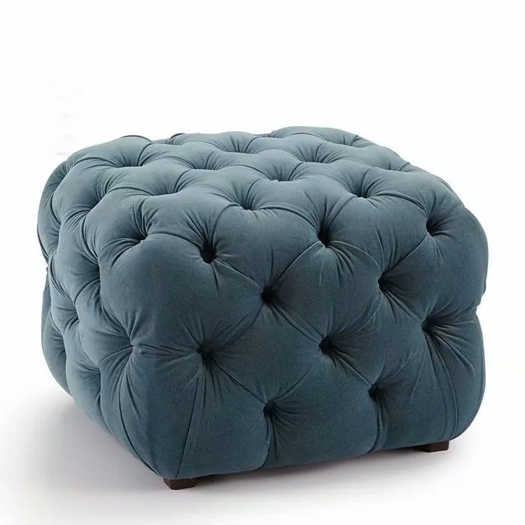 Мебель на заказ, скандинавский бархатный стул для макияжа с кнопками для спальни