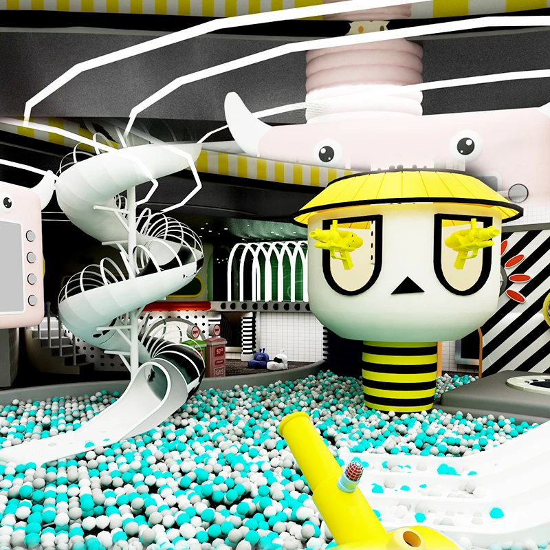 Children Indoor Soft Play Ball Playground Game Equipment For Basement Kids Shopping Mall Park