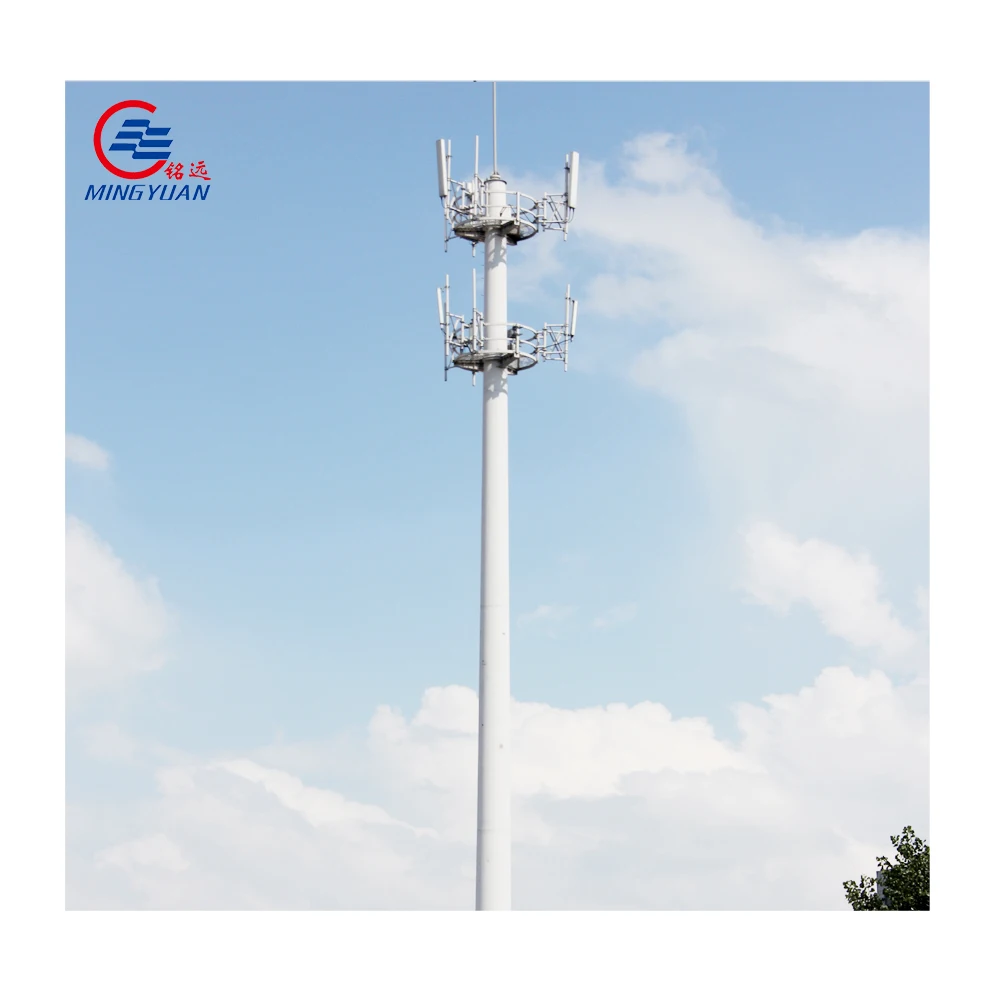 High Quality Galvanized Telecommunication Mast Guyed Tower