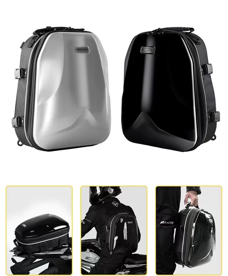 Motorcycle Travel Helmet Rear Seat  Rider Bag Backpack Motorcycle Equipment Waterproof Bag