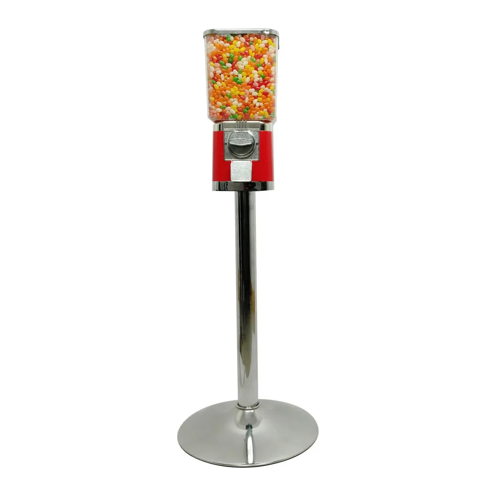 Cheap Price Coin Mechanism skittles Candy Dispenser bouncy ball gumball Gashapon Vending Machine