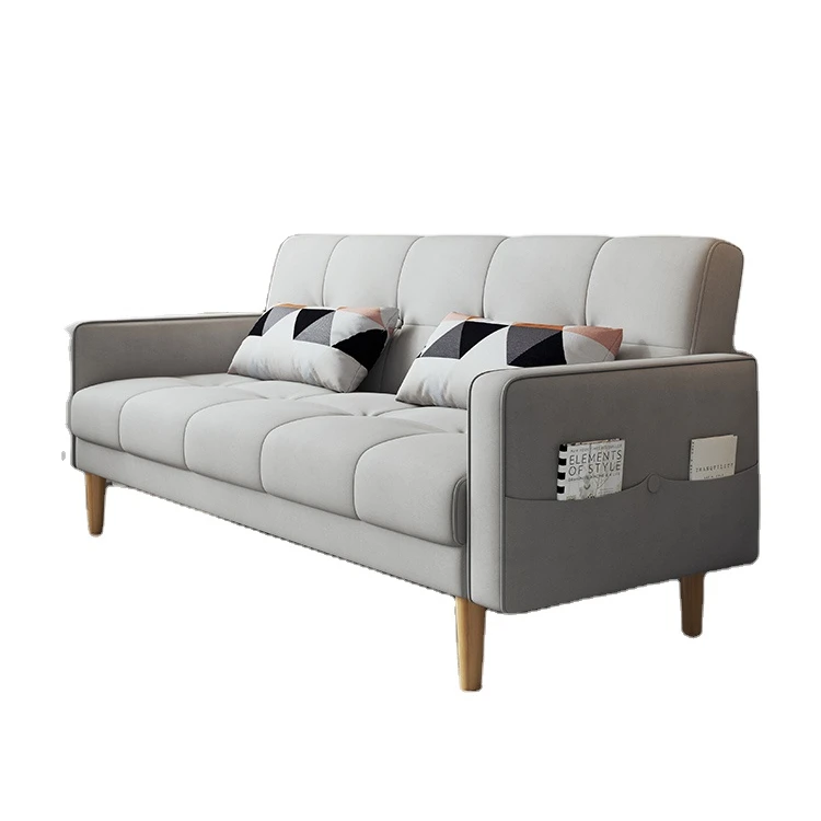 
couch custom gray living room fabric sofa furniture 2 seater modern nordic scandinavian upholstery small comfy high quality 