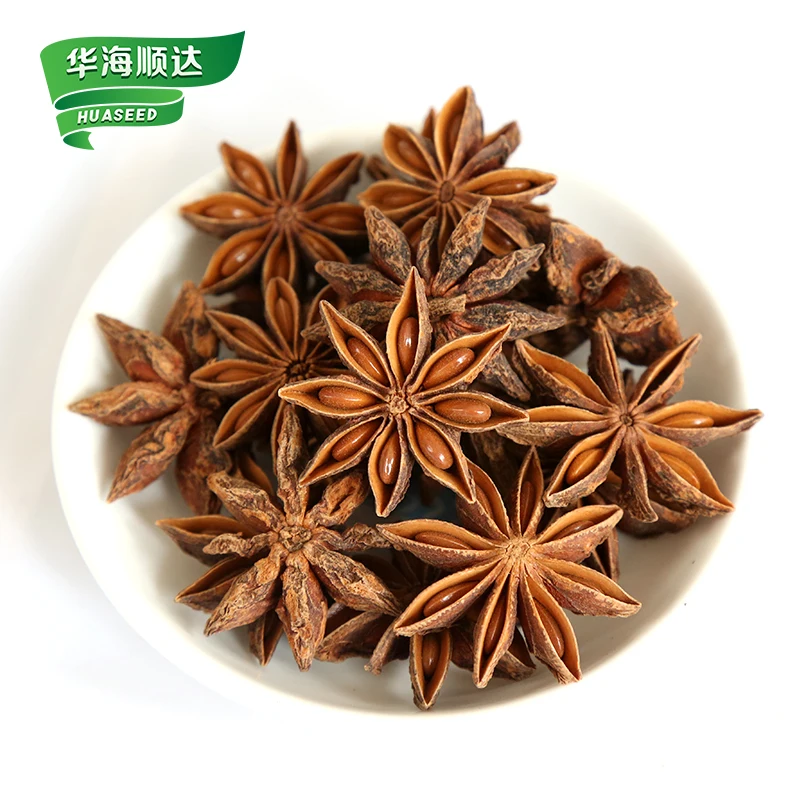 Chinese supermarket Spice Chinese star anise High Quality Whole Anise Seeds Dried Illicium Star Anise for cooking