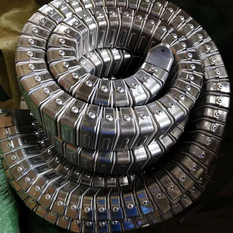 DGT Cable Carrier Cable Tray Enclosed Type Steel Cable Drag Chain