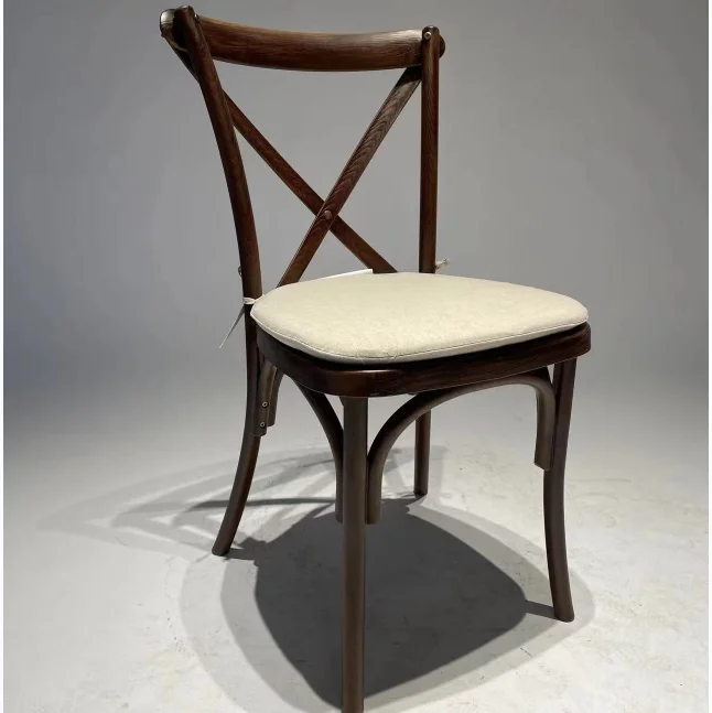 Wholesale Commercial Rustic Black White Chair With New X Cross Back Resin Plastic Chairs For Wedding Dining