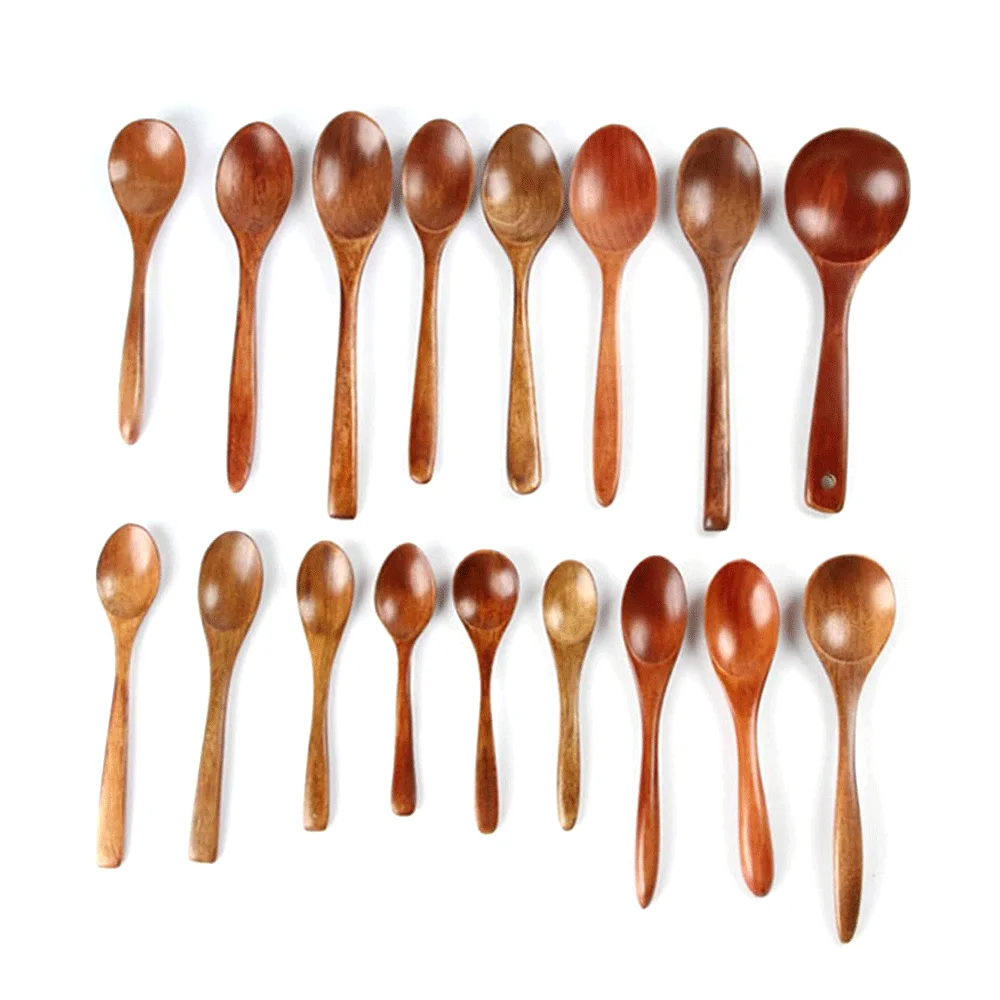 Wooden 2 Inch Dessert Disposable Mini Ice Cream Coffee Tea Spoon