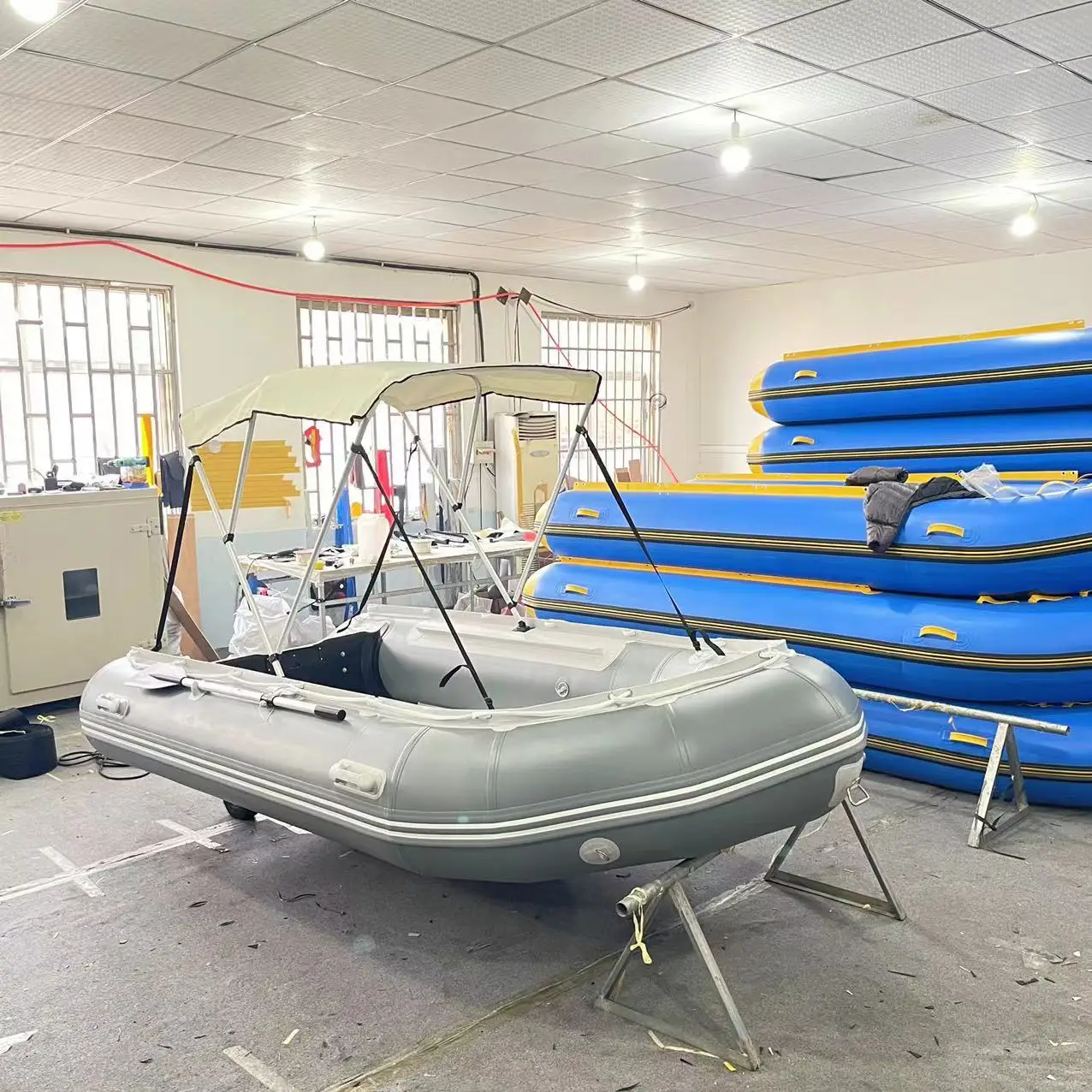 High Quality Ce Approved Aluminum Floor Inflatable Boat Size 3.6m  Inflatable Fishing Boat With Cheap Price