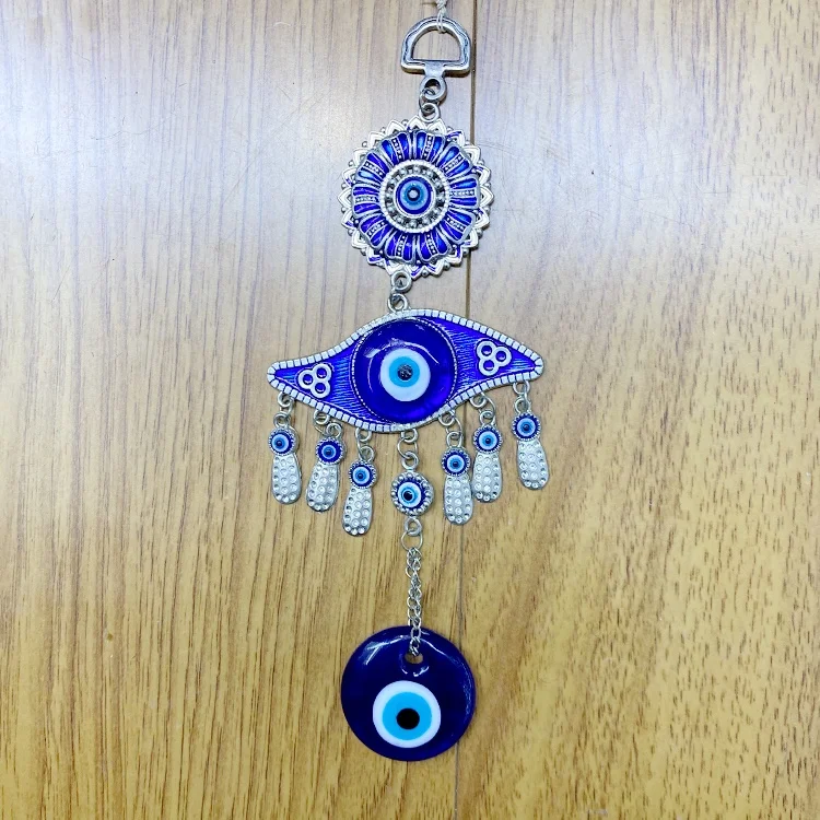 Other Wedding Decorations Glass Turkish Eye Pendant Wall Hanging Evil Eye Decor for Home