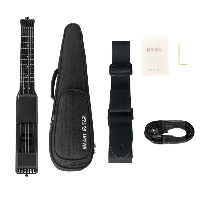 Portable Rechargeable Built In Speaker Practise Jazz Trainer Go-Anywhere Bass Guitar Kid Guitar