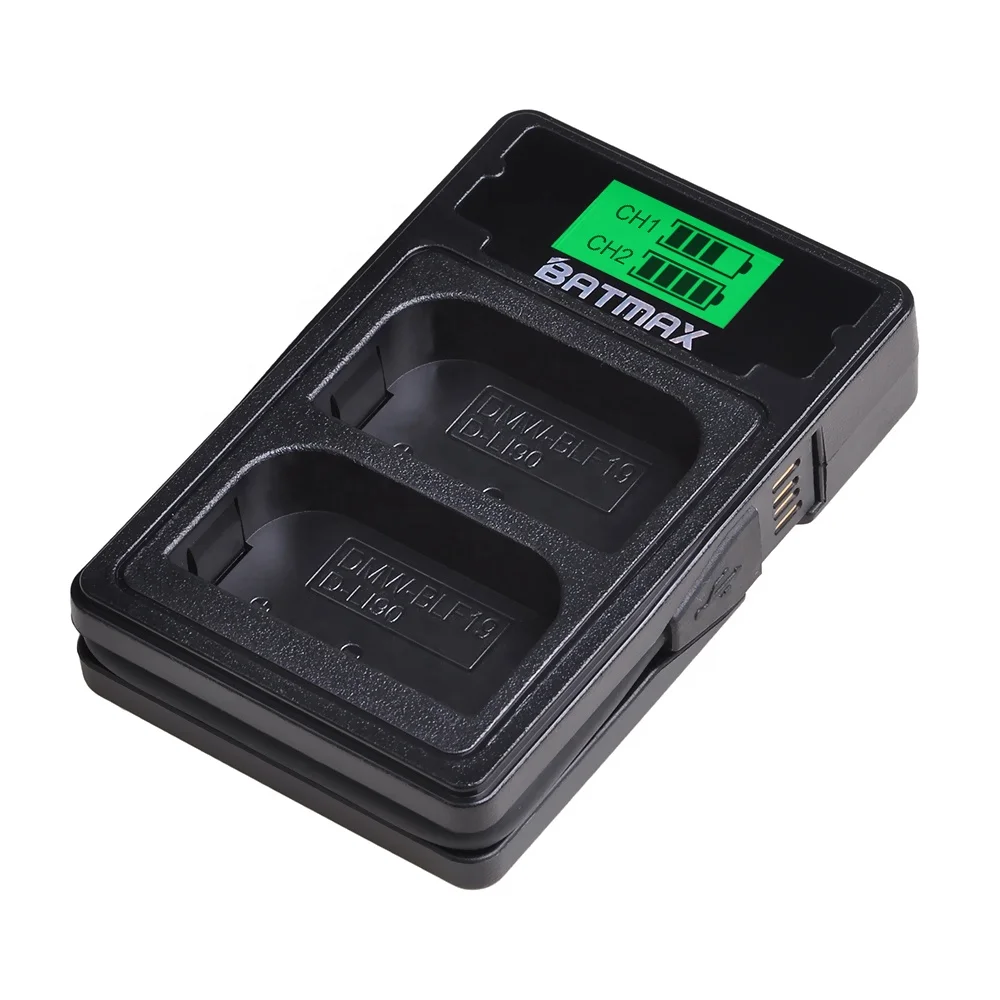 DMW-BLF19 DMW-BLF19E DMW-BLF19PP BLF19 DMWBLF19 ЖК USB двойное зарядное устройство USB кабель для Panasonic Lumix GH3 GH4 GH5 DMC-GH3 DMC-GH4K DMC-GH5K батарея