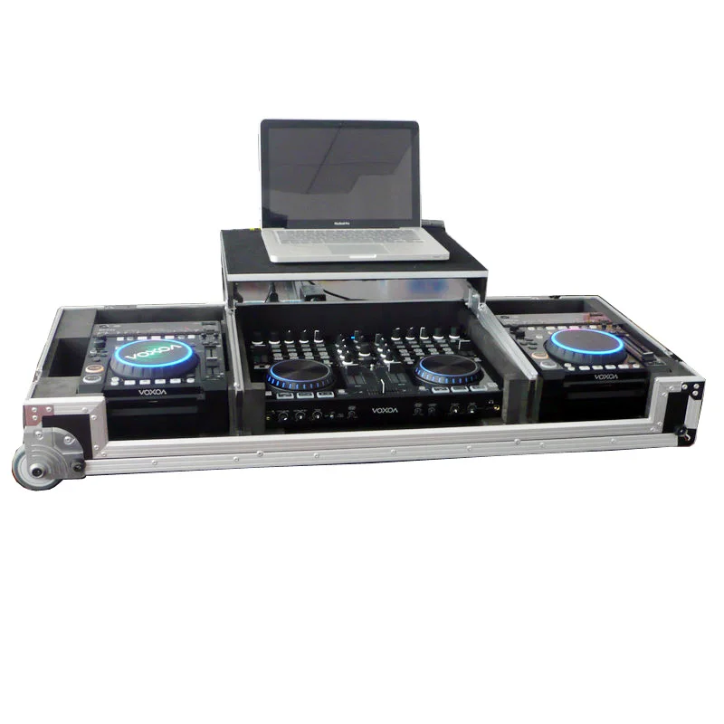 Manufacturer Portable Aluminum Box DJ Ballroom Trolley Camera Equipment Customized Road Flight Case