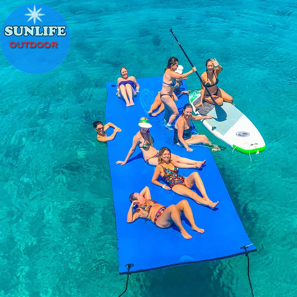 Hot Sale Custom xpe foam floating water mat pad for Water Park Play with CE AND ISO CERTIFICATE