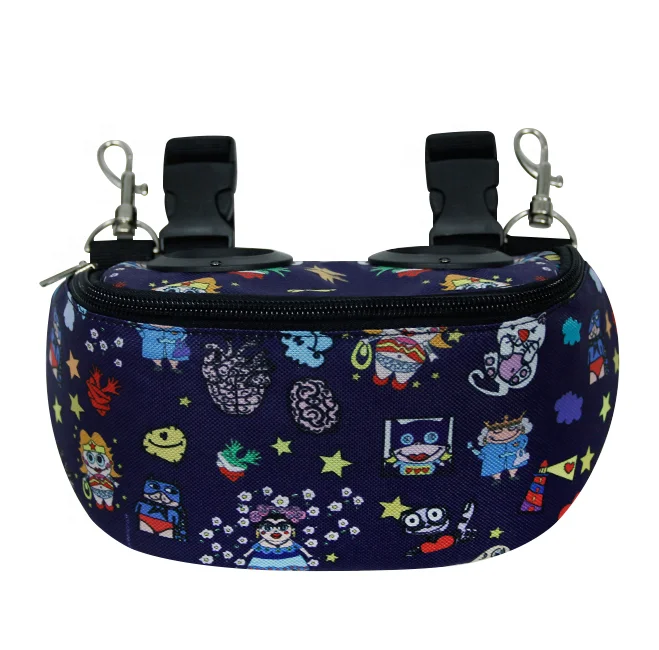 Custom Full Printing Hip Pouch Bag Waist Fanny Pack With Speaker Radio