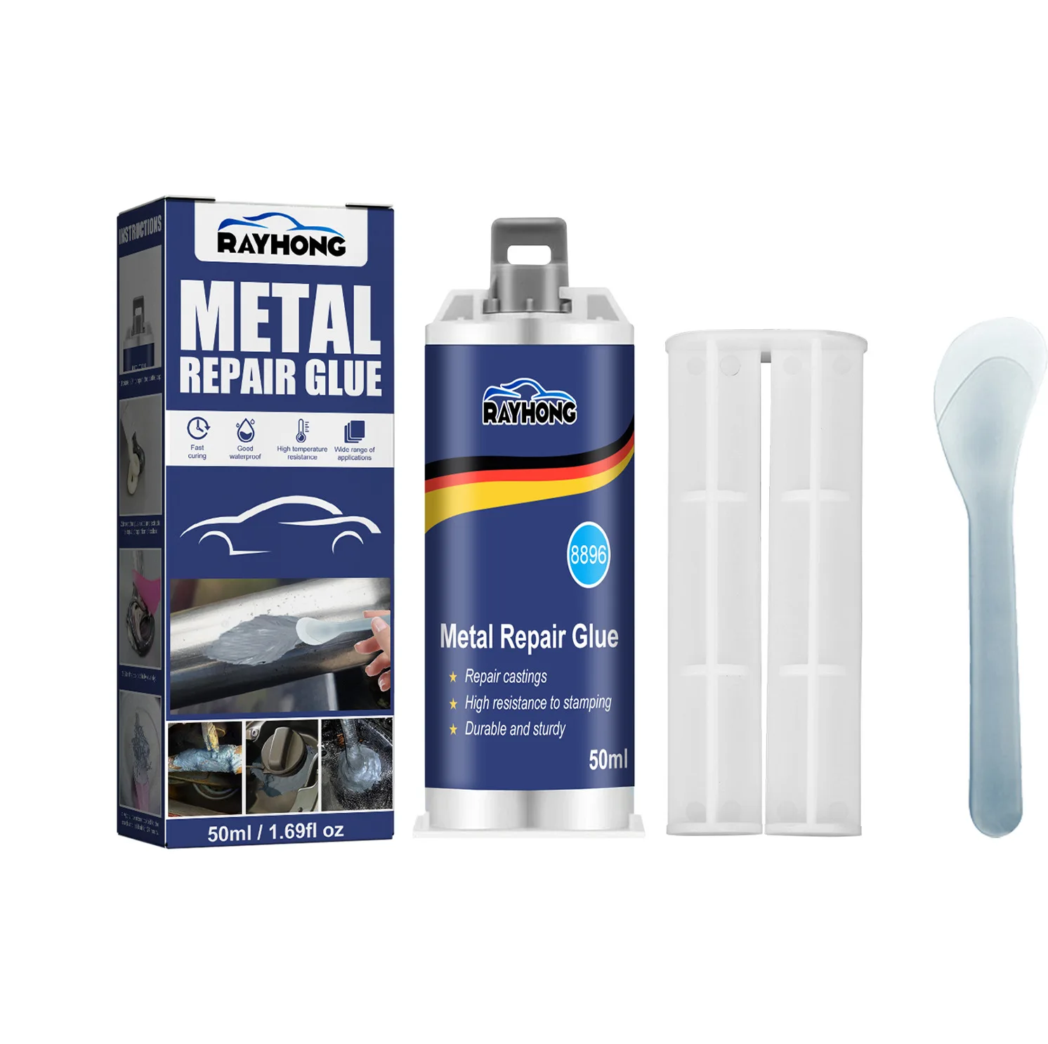 Металлическая керамическая плитка отливки пластиковые отверстия для Ремонта Трещин водонепроницаемый высокотемпературный клей сварки