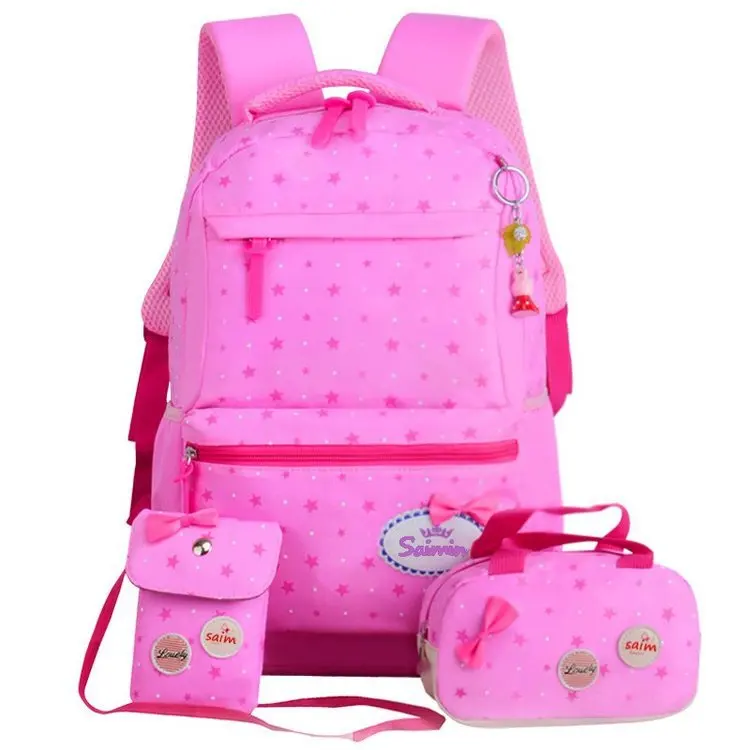 Lovely Backpack to kids school Set Bag Girls School Bags Backpack Primary Student Girls Kids School Bag Set