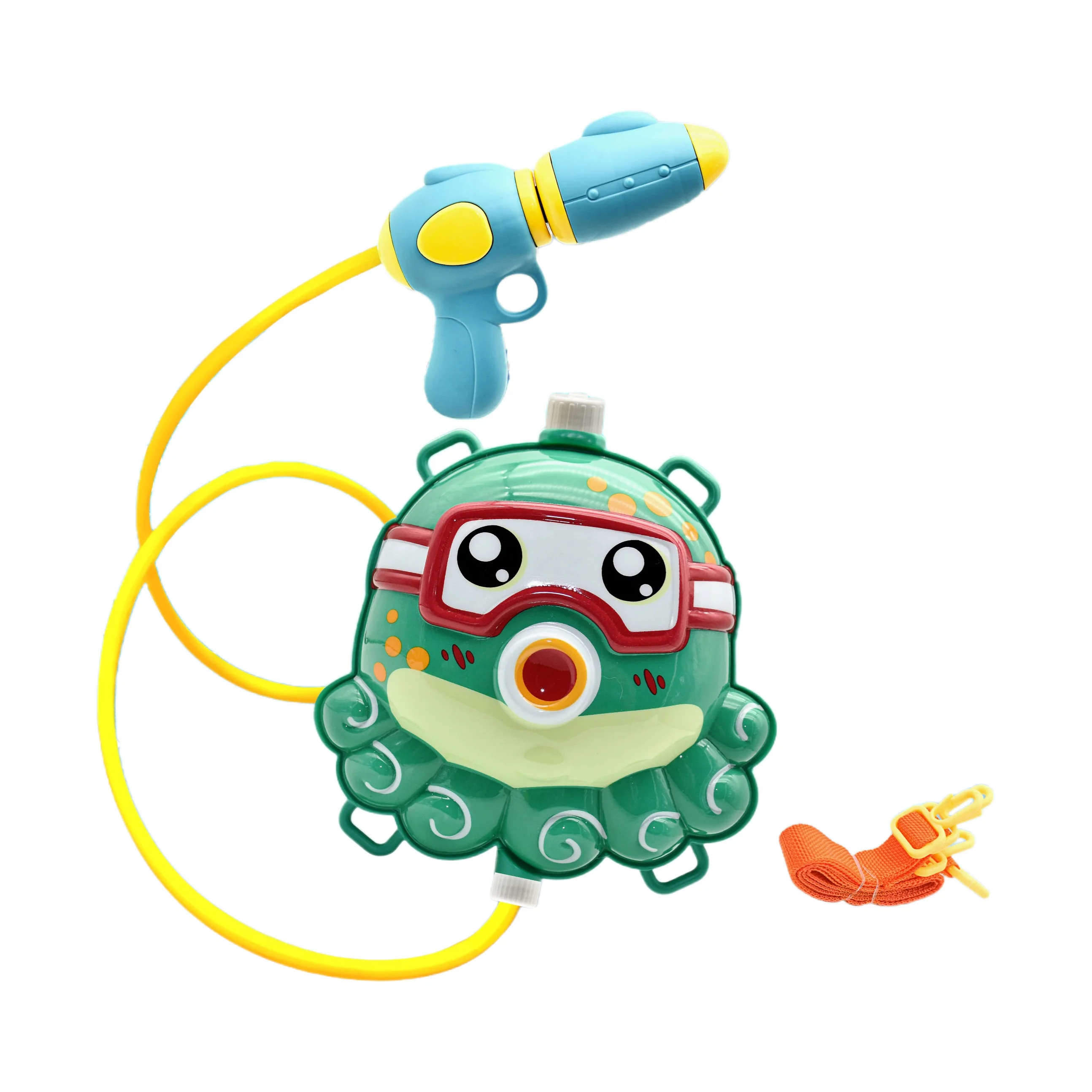 Outdoor toys Summer Children Play Water Game cartoon animals Dinosaur Water Gun Toy plastic Backpack Water Guns For Kids