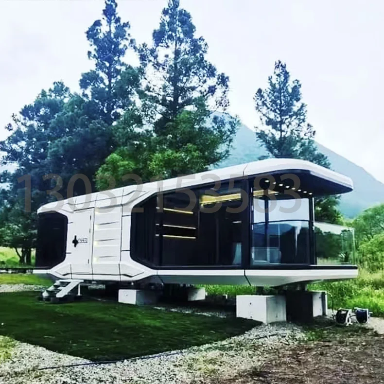 Movable feature landscape Hotel scenic camping ground network red homestay cabin creative glass sun room