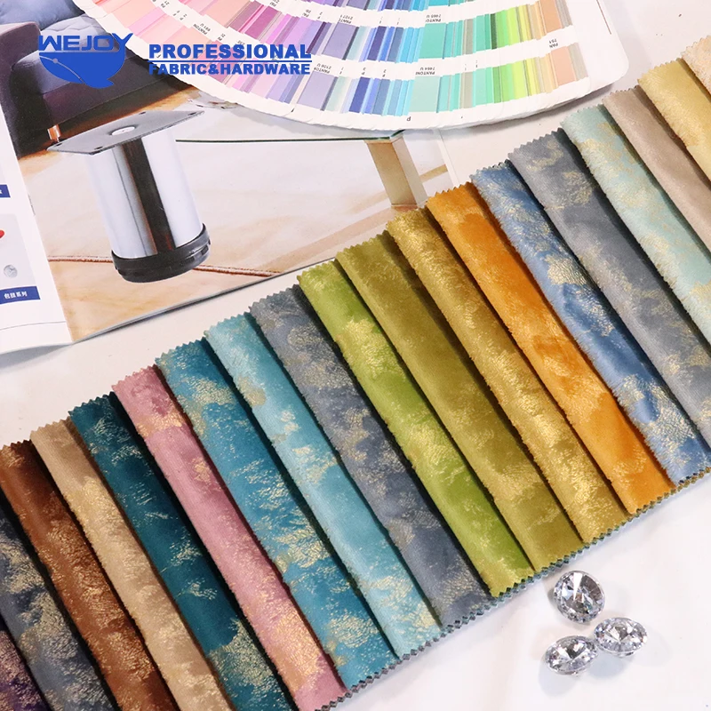 Jacquard moroccan ivory upholstery fabric 100% poly emboss velvet sofa fabrics for furniture