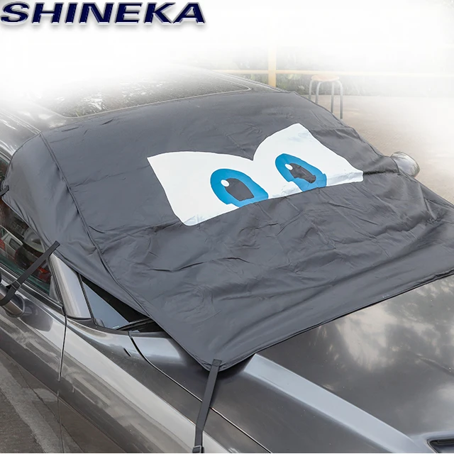 Sun visor Protector Front Windshield shade Funny Eyes Car Sunshade For Dodge Challenger Universal