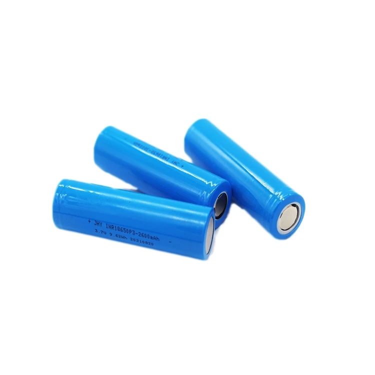 Прямая продажа с фабрики JHY цилиндрическая 18650 3,7 V 2600mAh перезаряжаемая литиевая батарея
