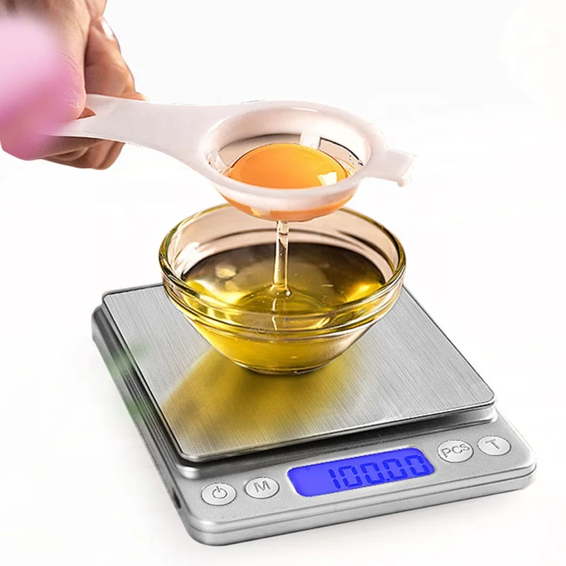 
Stainless Stain 0.01g Kitchen Gold Weight Scale, Digital Electronic Portable Gold Weighing Scales 