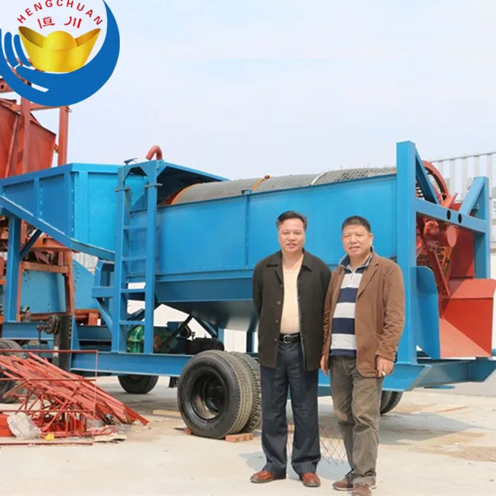 
Mini Portable Mobile Gold Trommel Screen Washing Machine For Gold Pilot Testing 