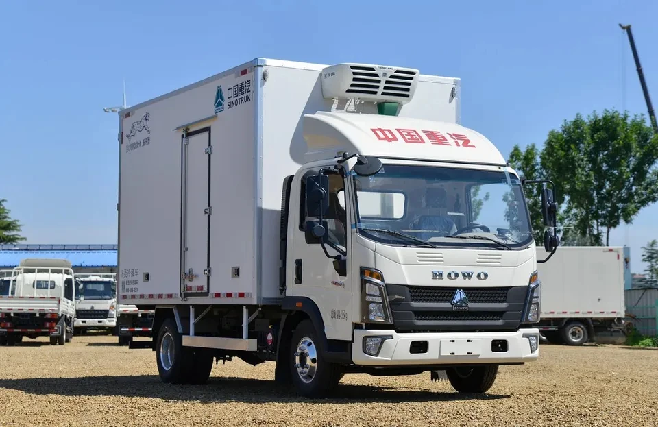 Небольшой грузовик-рефрижератор sinotruc Howo 4x2 4 1 м 160 л.с.