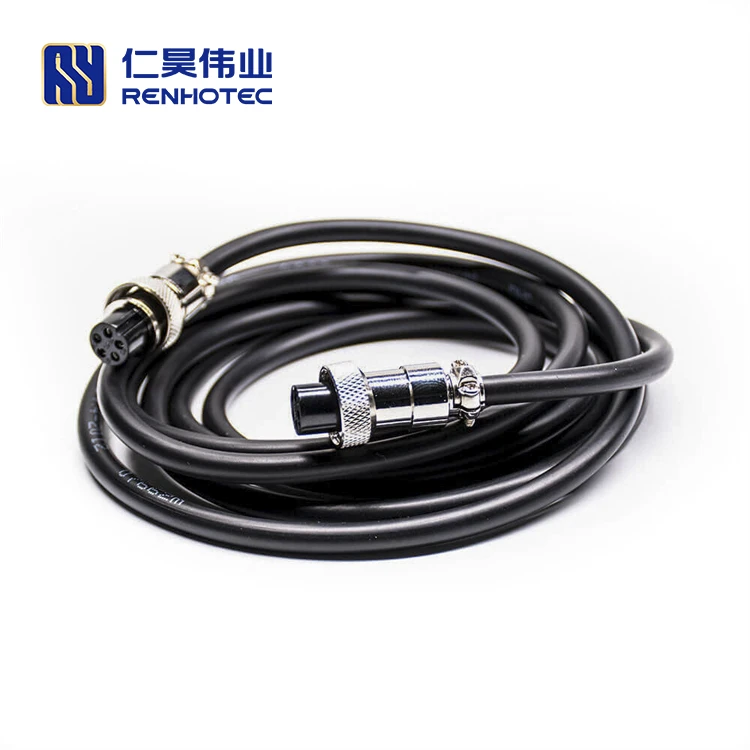 GX16 авиационный штекер разъем цветная головка кабель питания